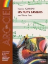 JOURNEAU Maurice Les Nuits basques Op.9 violon et piano Partition