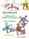Trilogues pour 3 fltes ou 3 hautbois partition et parties