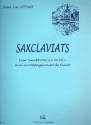 Saxclaviats pour saxophone en sib ou mib et piano