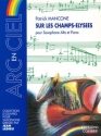 MANCONE Patrick Sur les champs Elyses saxophone et piano Partition