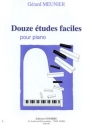 MEUNIER Grard Etudes faciles (12) piano Partition