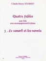 Le Canard et les navets pour alto et piano