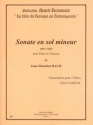 Sonate en sol mineur BWV1020 pour flte et clavecin pour 2 fltes partition et parties