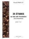 tudes sur des soli d'orchestre avec transpositions pour cor