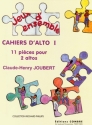 JOUBERT Claude-Henry Cahiers d'alto I (11 pices) 2 altos Partition