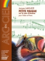 LARGUEZE Jacques Petite pavane sur nom d'Andrea violon et piano Partition