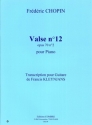 CHOPIN Frdric Valse n12 Op.70 n2 guitare Partition