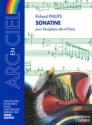 PHILLIPS Richard Sonatine saxophone alto et piano Partition