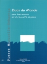 MINVIELLE-SEBASTIA Pierre Duos du monde instruments en ut, sib ou mib et piano Partition