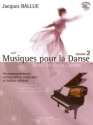 BALLUE Jacques Musiques pour la danse Vol.2 piano (accompagnement de la classe de danse) Partition + CD