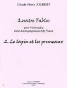 4 Fables n2 - Le Lapin et les pruneaux pour violoncelle et piano