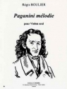 BOULIER Rgis Paganini mlodie violon seul Partition