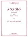 ALBINONI Tomaso Adagio flte et piano Partition