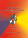 LESCARRET Bruno Tableaux (15) avec play back vibraphone ou marimba Partition + CD
