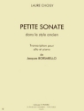 CHOISY Laure Petite sonate dans le style ancien alto et piano Partition