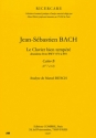 BACH Johann Sebastian Clavier bien tempr 2e livre, cahier B n7  12 analyse Partition