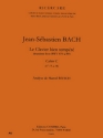 BACH Johann Sebastian Clavier bien tempr 2e livre, cahier C n13  18 analyse Partition