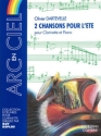 DARTEVELLE Olivier Chansons pour l't (2) clarinette et piano Partition