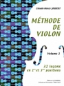 Mthode de violon vol.2 pour violon