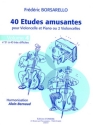 40 Etudes amusantes vol.4 no.31  40 difficiles pour violoncelle et piano (ou 2 violoncelles) partition