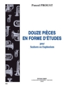 PROUST Pascal Pices en forme d'tudes (12) saxhorn ou euphonium Partition