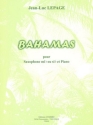 Bahamas pour  saxophone mib ou sib et piano