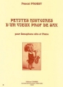 PROUST Pascal Petites histoires d'un vieux prof de sax saxophone alto et piano Partition
