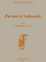 MANEN Christian Pavane et Saltarelle Op.177 euphonium et piano Partition