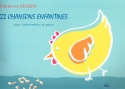 22 chanons enfantines pour 2-3 violoncelle(s) et piano partition et parties