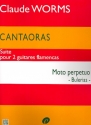 Cantaoras - Moto perpetuo pour 2 guitares flamencas parties