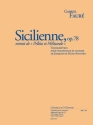 Sicilienne op.78 pour violoncelle et guitare 2 partitions