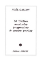 50 Dictes musicales progressives  4 parties (faciles  difficiles)