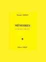 CRITON Pascale Mmoires piano accord en 16e de ton Partition