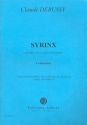 Syrinx fr Flte und Kammerorchester Partitur