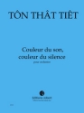 TON THAT Tit Couleur du son, couleur du silence orchestre Partition