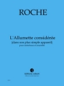 ROCHE Colin L'Allumette considre (dans son plus simple appareil) contrebasse et ensemble Partition