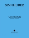 SINNHUBER Claire-Mlanie Conciliabule 4 percussions Partition + matriel