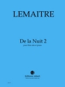 LEMAITRE Dominique De la Nuit 2 flte alto et piano Partition