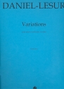 Variations pour piano et orchestre  cordes partition