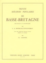 BOURGAULT L.A. Mlodies de Basse-Bretagne (30) chant Partition