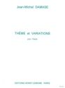 DAMASE Jean-Michel Thme et variations harpe Partition