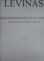 Pice pour piano et clavecin Partition