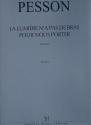 La Lumire n'a pas de bras pour nous porter pour piano