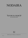 NODAIRA Ichiro Texture du dlire IV violoncelle et piano Partition