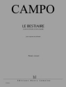 CAMPO Rgis Le Bestiaire soprano et piano Partition