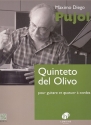 Quinteto del Olivo pour guitare et quatuor  cordes partition et parties