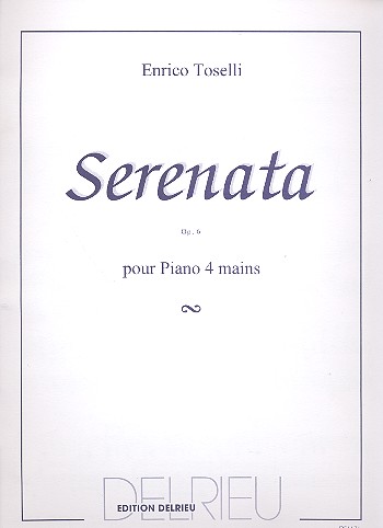 Serenata op.6 piano  4 mains partition