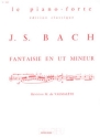 BACH Johann Sebastian Fantaisie en ut min. piano Partition