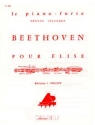BEETHOVEN Ludwig van Lettre  Elise piano Partition
