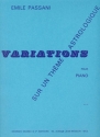 PASSANI Emile Variations sur un thme astrologique piano Partition